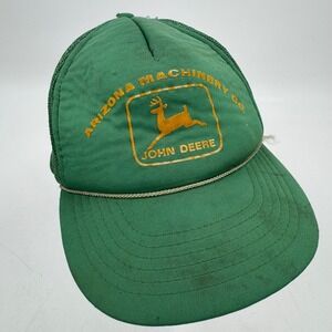 Vintage John Deere Arizona Machinery Co. Green Trucker Hat Cap‎